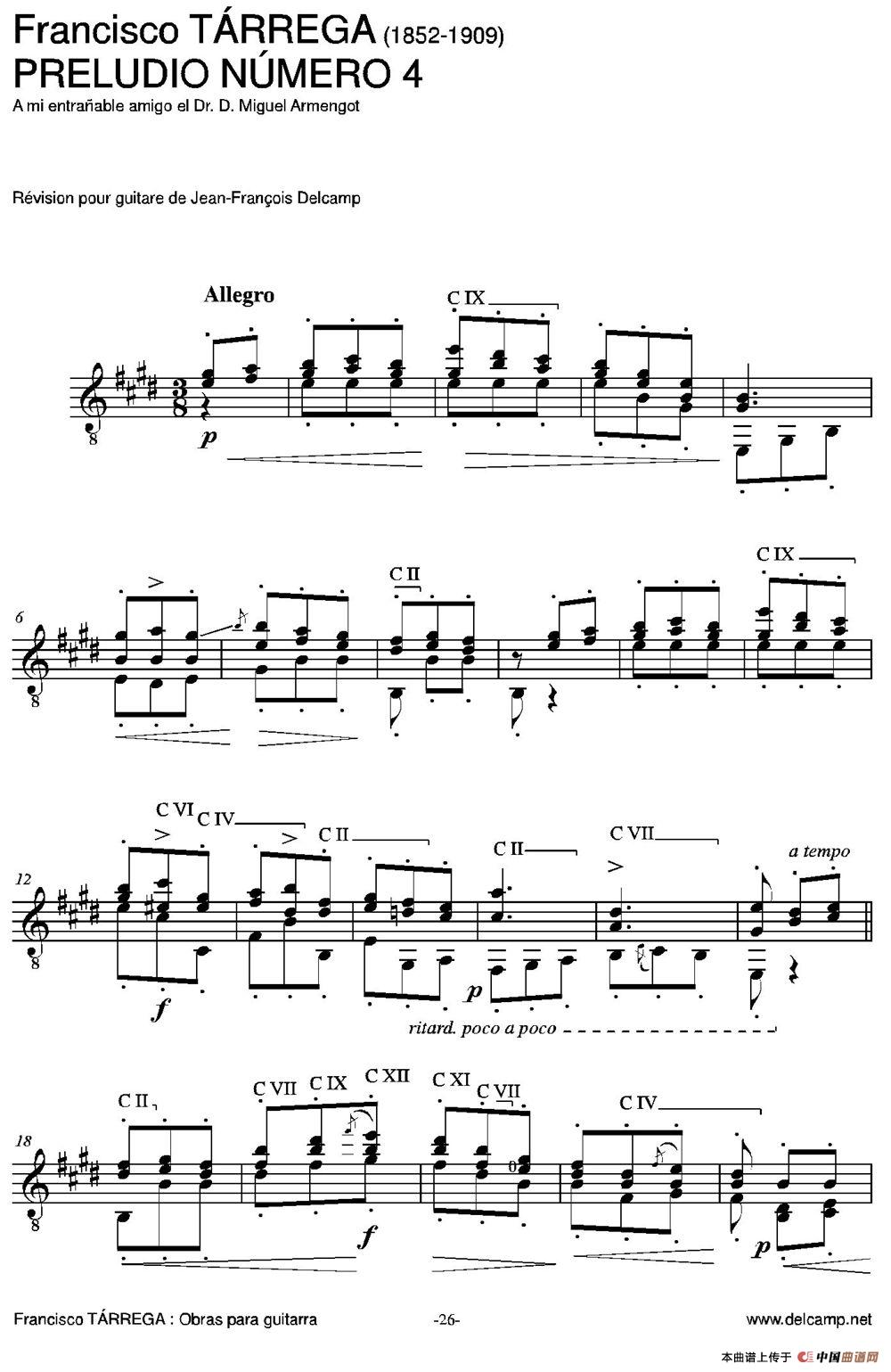 PRELUDIO NUMERO 4（古典吉他）(1)_原文件名：028=.jpg