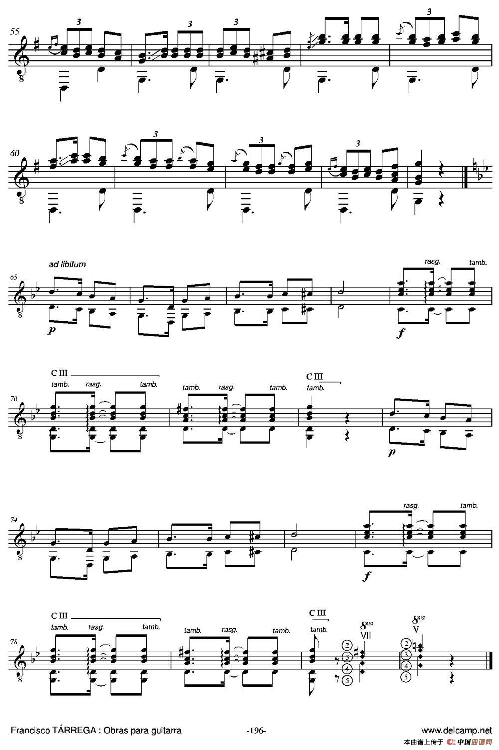 TANGO(Arreglado sobre un Habanera de Carlos Garcia Tolsa)（古典吉他）(1)_原文件名：198=.jpg