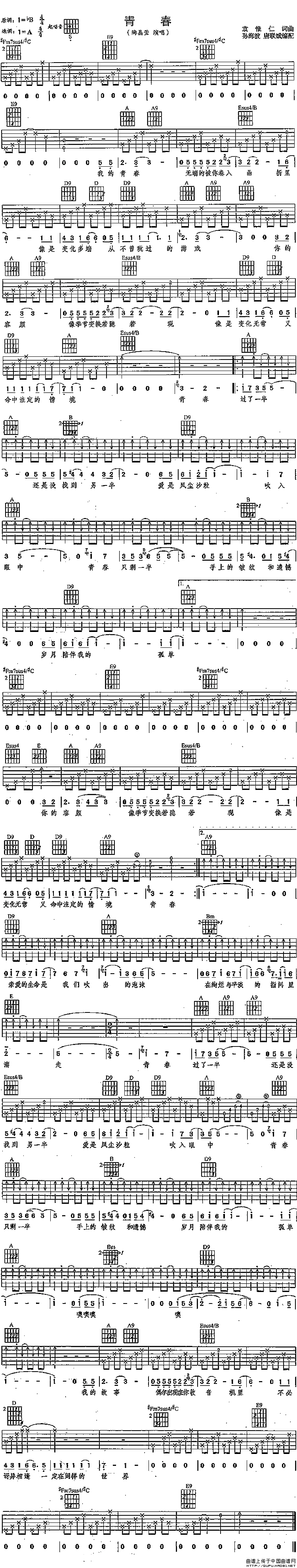 青春（袁惟仁 词曲）(1)_原文件名：青春1.gif