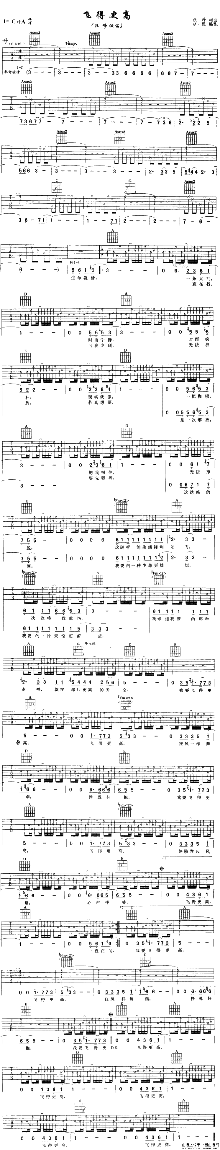 飞得更高（汪峰词曲、赵一民编配版）(1)_原文件名： 飞得更高1.gif